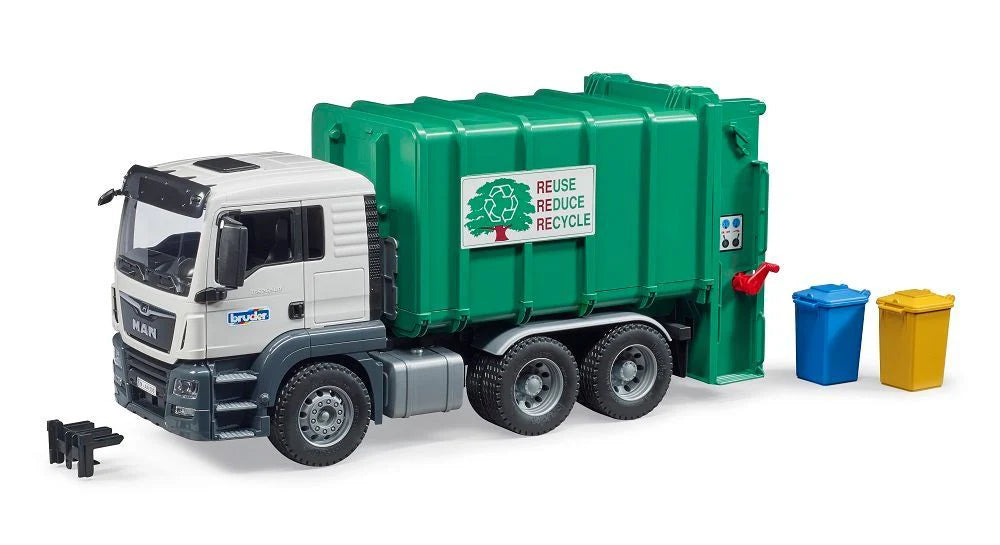 REAR LOADING GARBAGE TRUCK