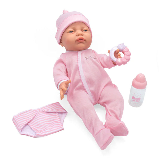 La Newborn Doll in Pink Set w/ accessories
