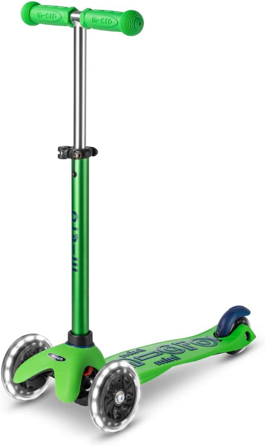 MICRO MINI LED SCOOTER - GREEN/BLUE