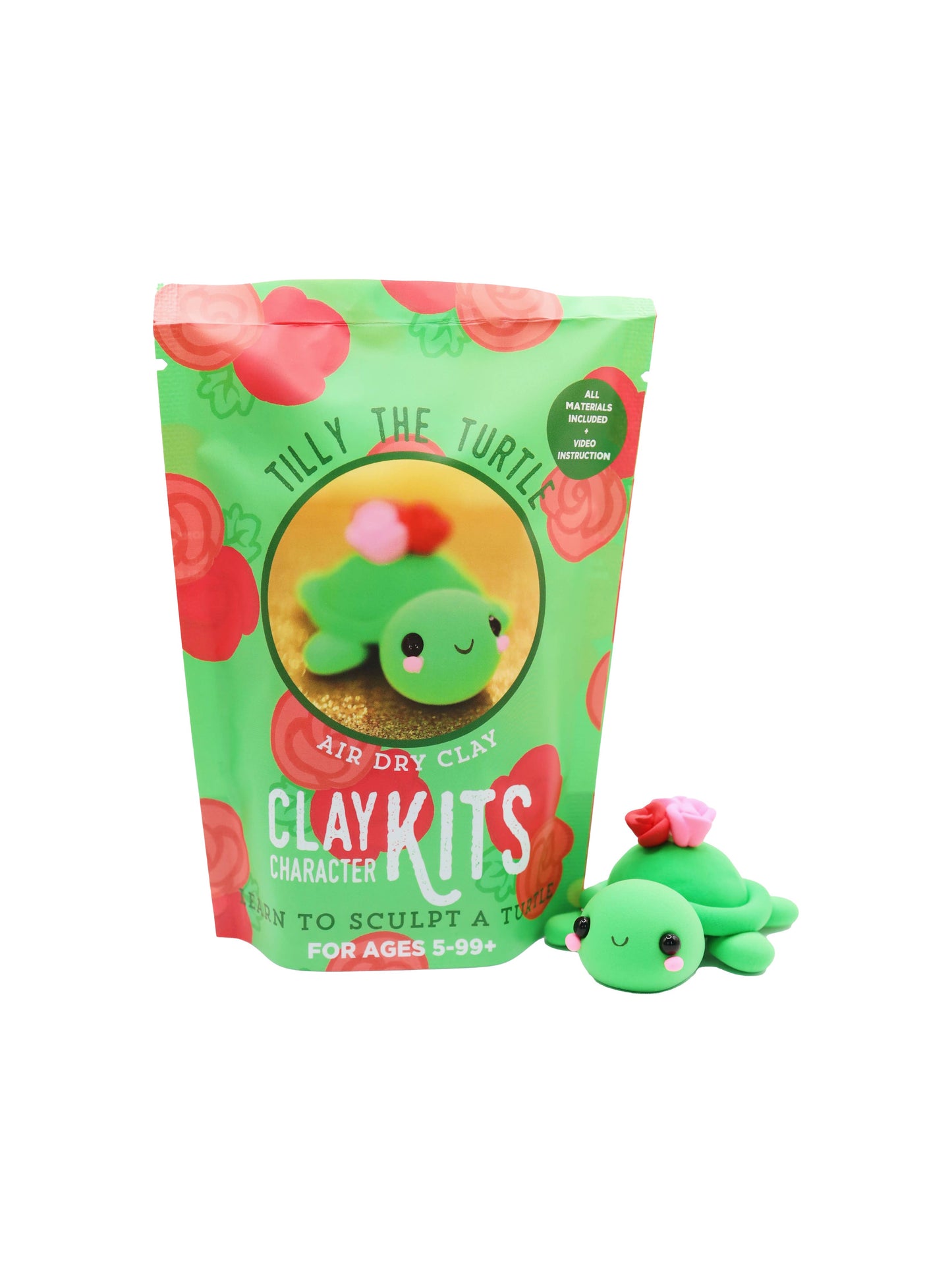 Tilly the Turtle Air Dry Clay Kit | Polymer Clay