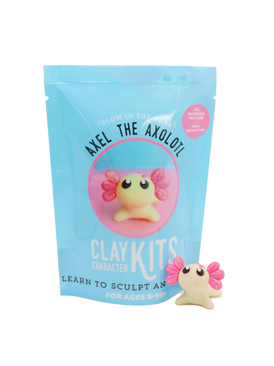 Axel the Axolotl DIY Polymer Clay Kit - Polymer Clay