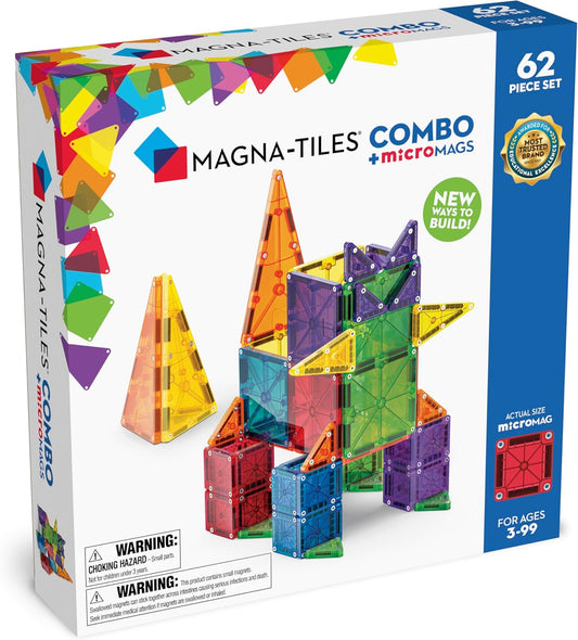 MAGNATILES COMBO SET 62 PIECE