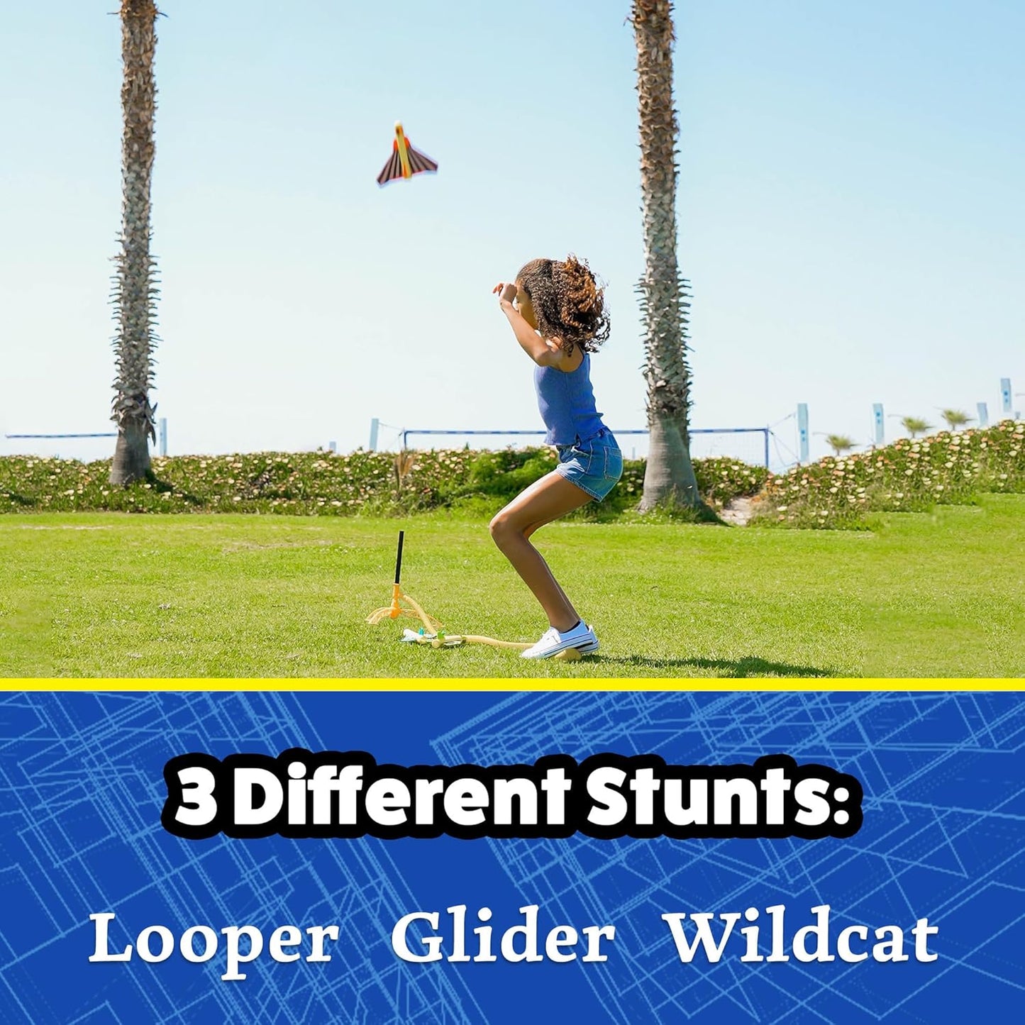 STOMP ROCKET STUNT PLANES