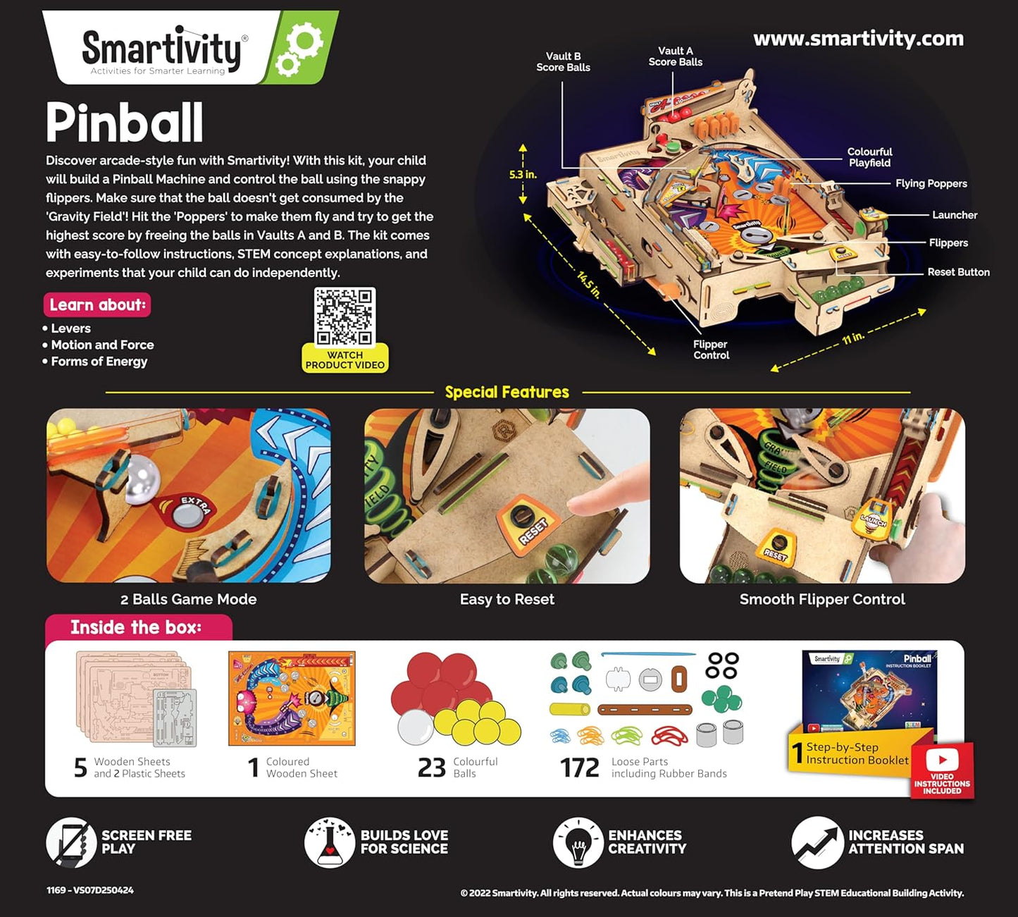SMARTIVITY DIY PINBALL MACHINE