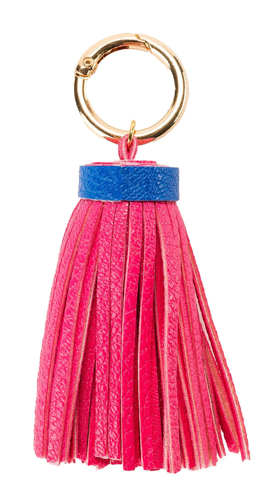 TWO-TONE TASSEL - HOT PINK