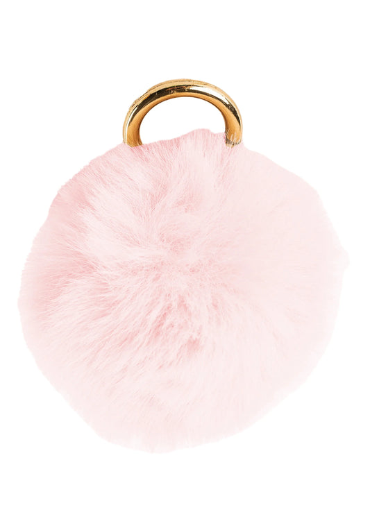 POM POM BAG CHARM - BLUSH