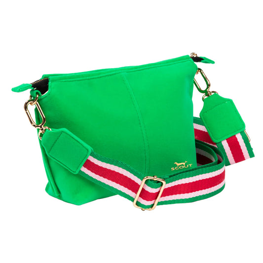 EMILY CROSSBODY - GREEN VELVET