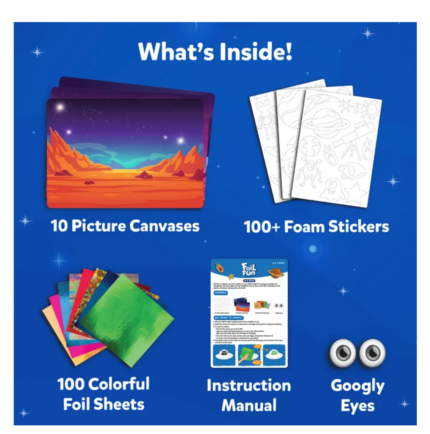 FOIL FUN UP IN SPACE