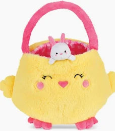 HOPPY CHICK BASKET PLUSH