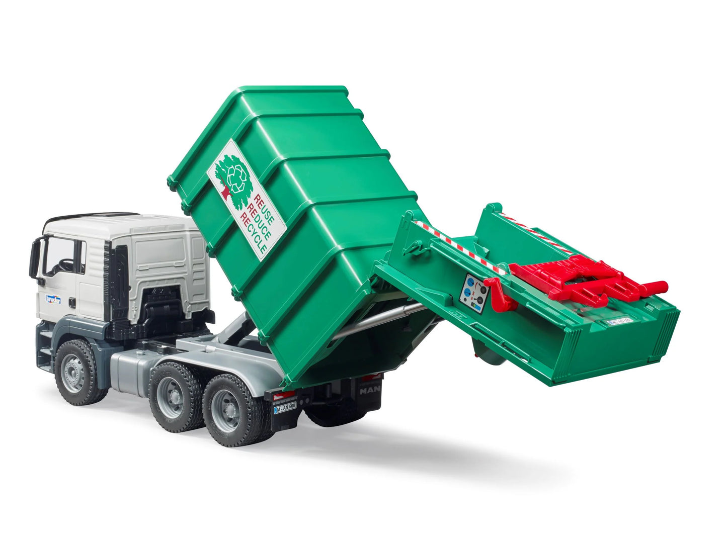 REAR LOADING GARBAGE TRUCK
