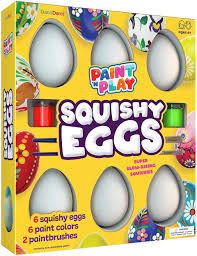 PAINT N PLAY SQUISHY EGGS