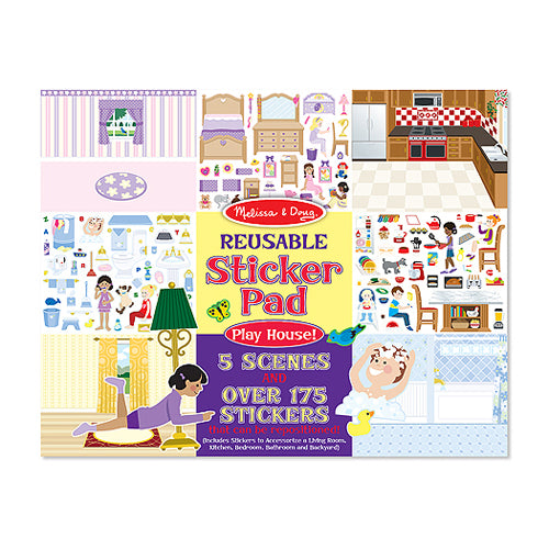 Playhouse Reusable Sticker Pad
