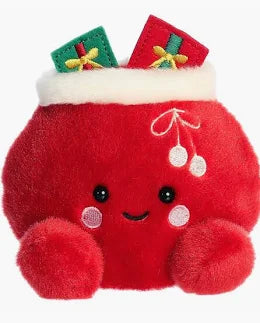 VELVET SANTA BAG  PALM PALS